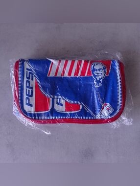 Vintage 90s KFC x Pepsi Insulated Lunch Bag Cooler, Deadstock NWT